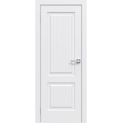 Дверь межкомнатная Эмаль Перфето-7 Белый (Глубокая фрезеровка)